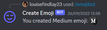 Create Emoji Bot Response