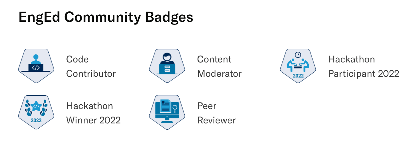 EngEd Community Badges